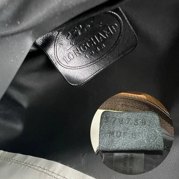 Longchamp Brown and Blue Mini Bag - Picture 9 of 11